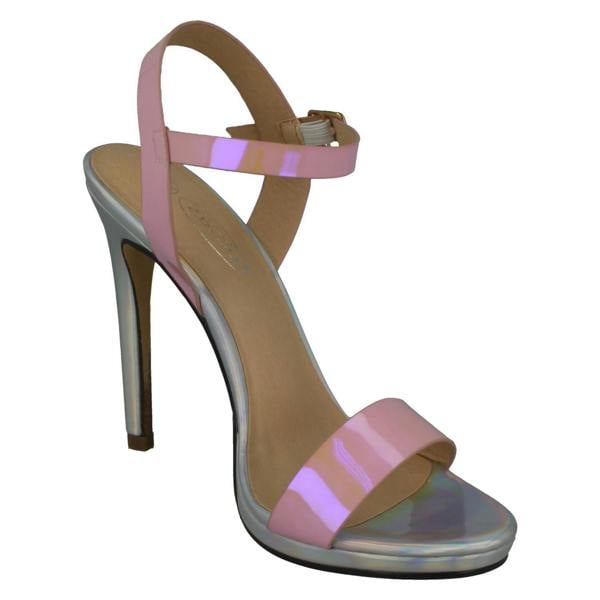 Spot On Ladies Spot On High Heel Mule Sandals F10912