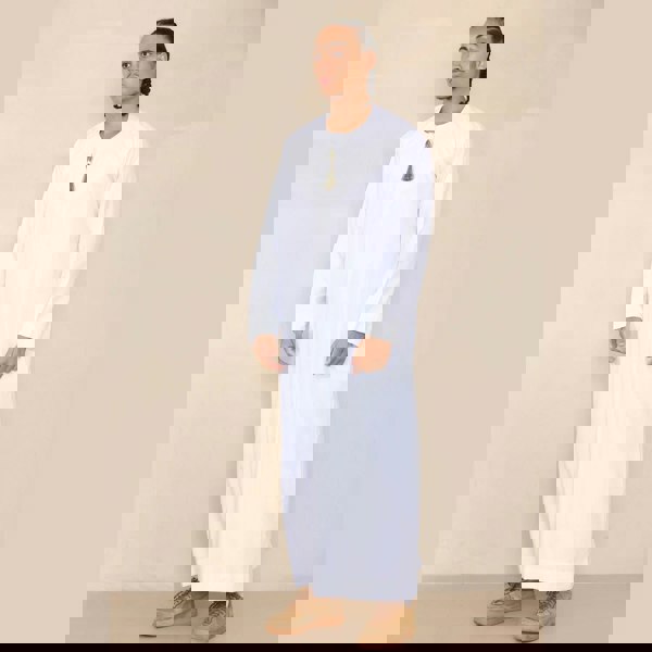 105_thobe_White-gold_L - 56, 105_thobe_White-gold_M - 54, 105_thobe_White-gold_S - 52, 105_thobe_White-gold_XL - 58, 105_thobe_White-gold_XXL - 60