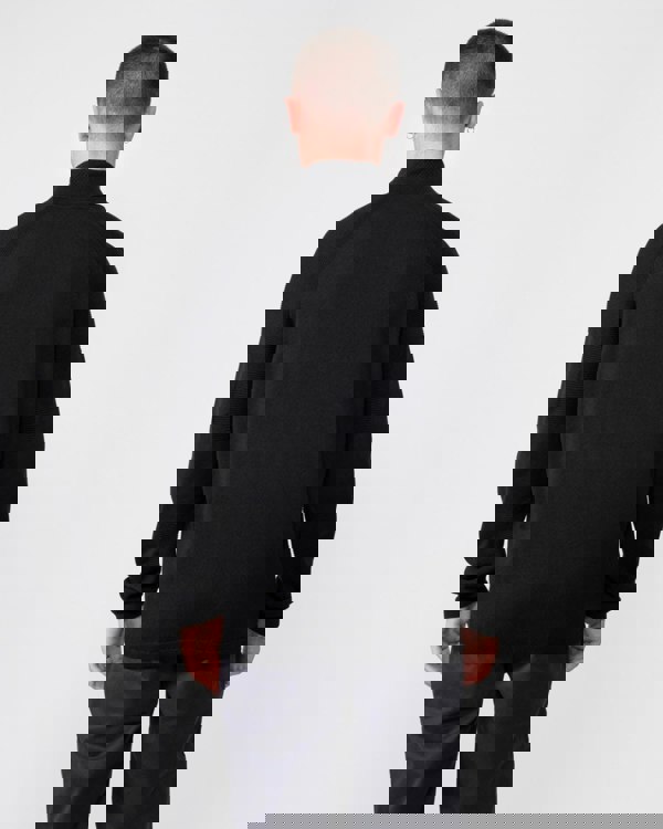 BOSS Green Perform-X Quarter Zip Mens Jumper - Black 001