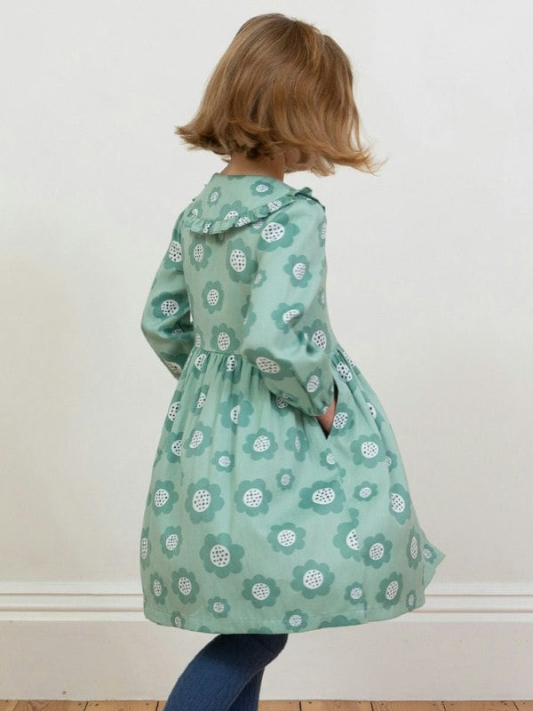 Kite Girls Organic Big Bloom Dolly Collar Dress