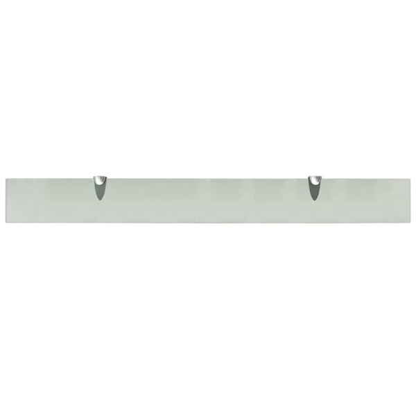 Berkfield Floating Shelf Glass 90x10 cm 8 mm