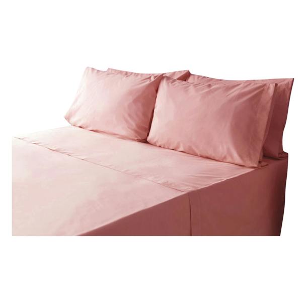 Belledorm Percale Extra Deep Fitted Sheet - Blush - 