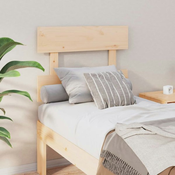 Berkfield Bed Headboard 78.5x3x81 cm Solid Wood Pine