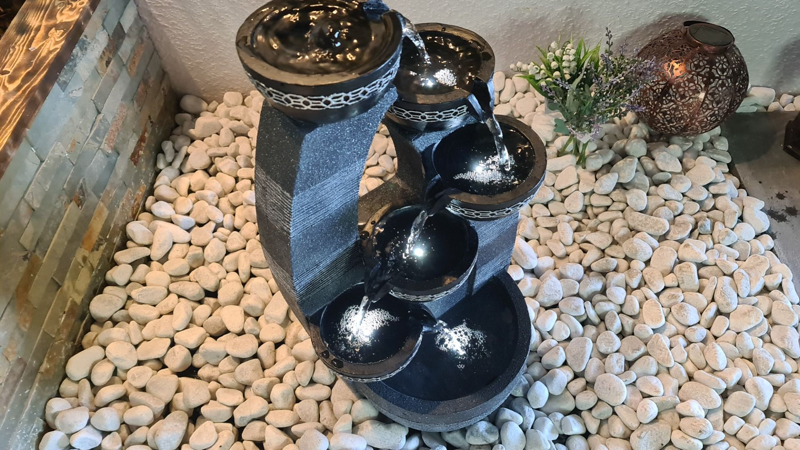 Tranquillity Water Features 5 Bowl Pour Mains Water Feature