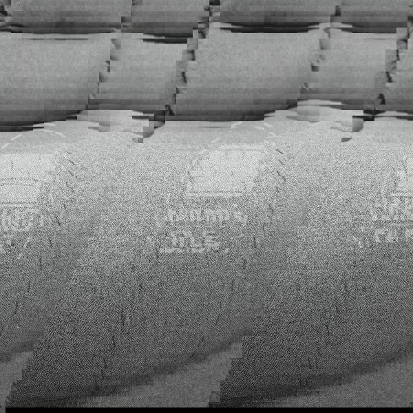 Manhattan Full Fabric Reclining 5 Seater Corner Sofa - Grey - 8