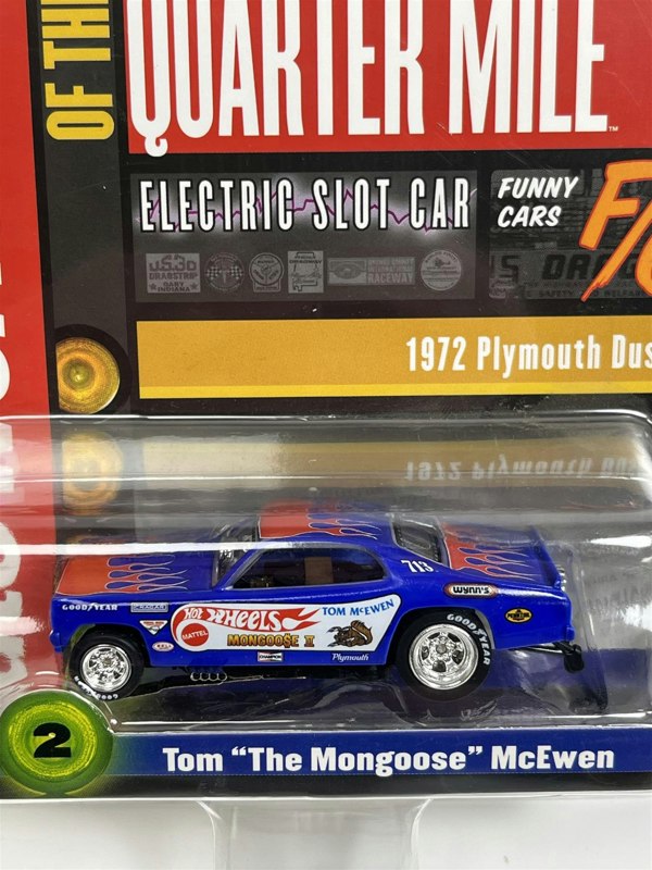 Auto World Slot Cars 1972 Plymouth Buster Tom The Mongoose McEven HO Scale Auto World SC376-2