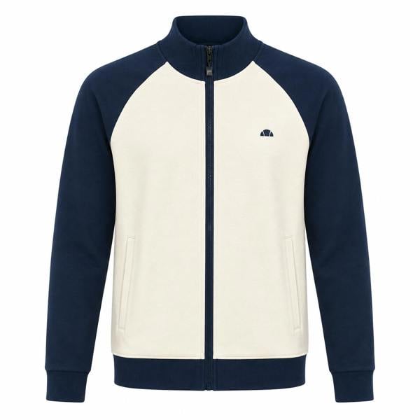 Ellesse Caldona Track Top Jacket Ecru/Navy