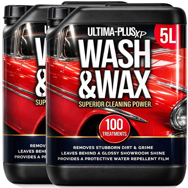 Ultima Plus XP Ultima-Plus XP Wash and Wax Car Shampoo - Removes Dirt, Grime and Stains & Leaves a Showroom Shine 10L
