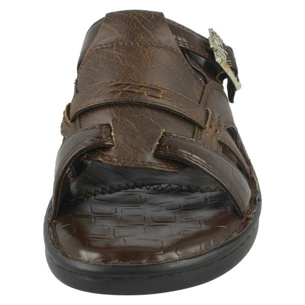 Mens Discover Step Buckle Sandals 26-601-810