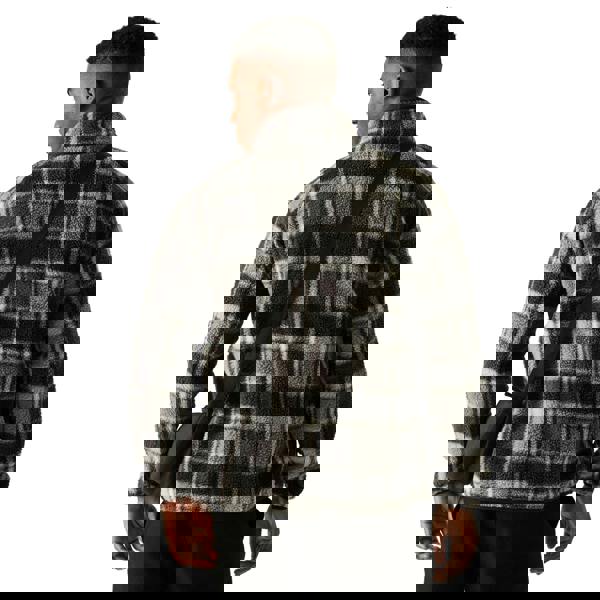 Regatta Mens Frankie Borg Fleece Jacket - Black/Grey - 