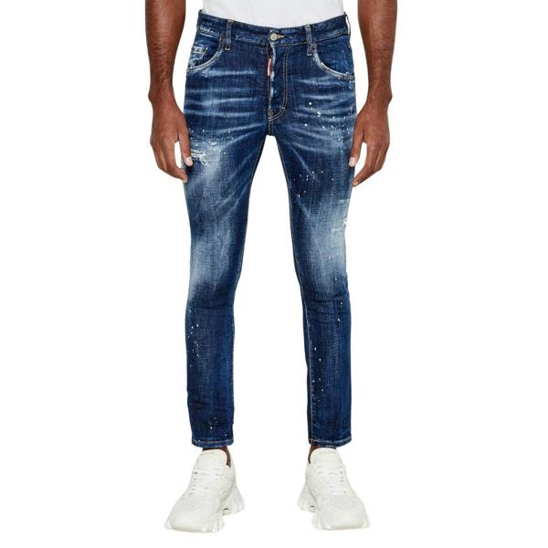 DSQUARED2 Skater Jean In Distressed Denim Jeans W32