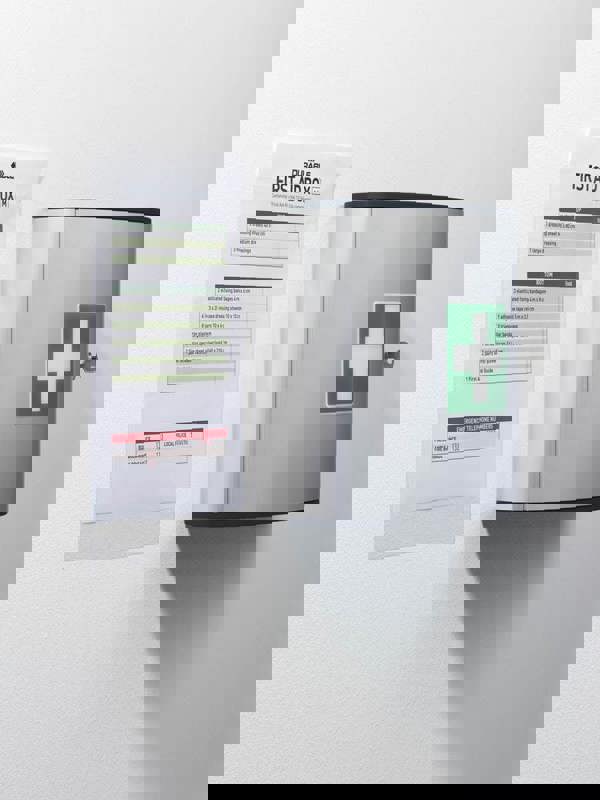 Durable POCKETFIX Self-Adhesive Clear Label Sleeve Pockets | 50 Pack | A5