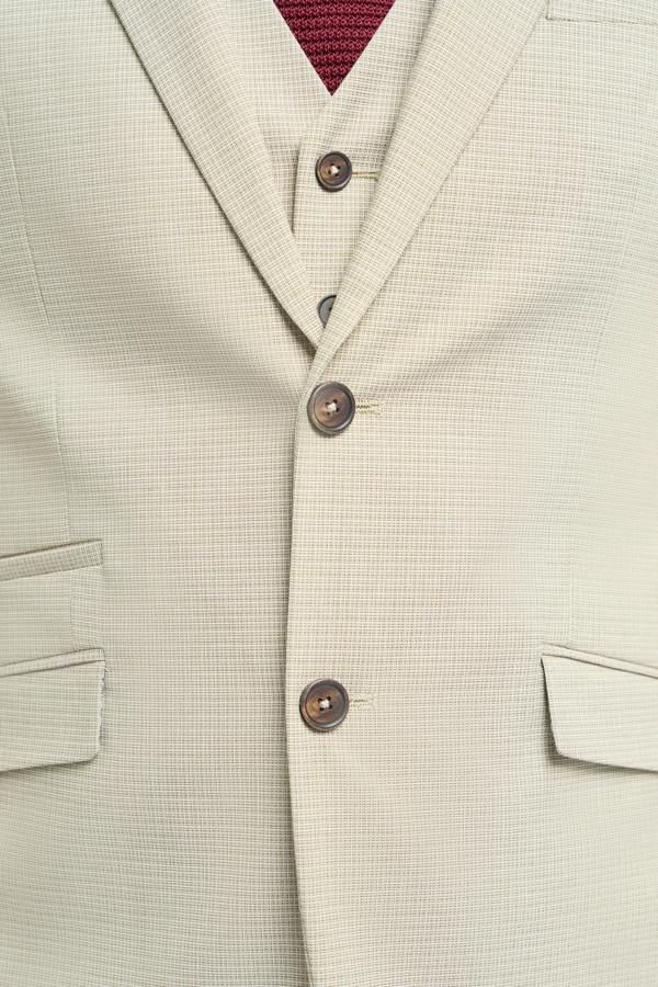 House of Cavani Hampton - Men's Beige 3 Piece Suit