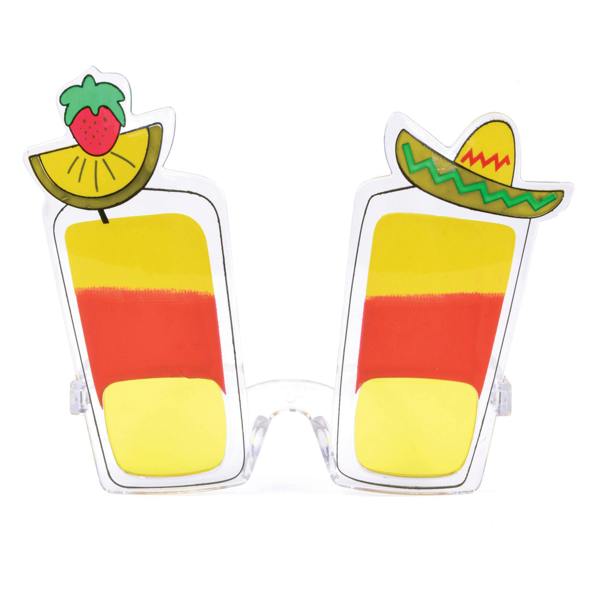 Bristol Novelty Unisex Adults Cocktail Glasses - Multicoloured