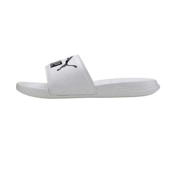 Puma Mens Popcat Flat Sliders - White - 