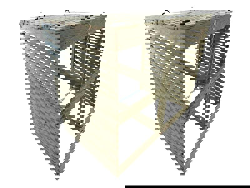 Arbor Garden Solutions Binhaven Slatted Wheelie Bin Storage Unit