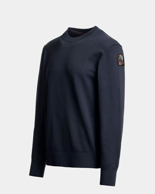 Parajumpers Basic Braw Mens Crew Neck Jumper - Blue Navy 316