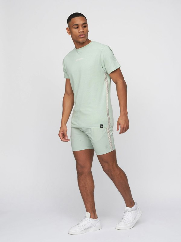 Duck and Cover Gathport Swim Shorts Sage