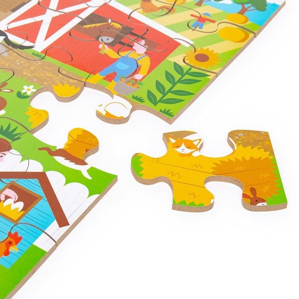 Bigjigs Toys Farmyard Floor Puzzle (48 piece)