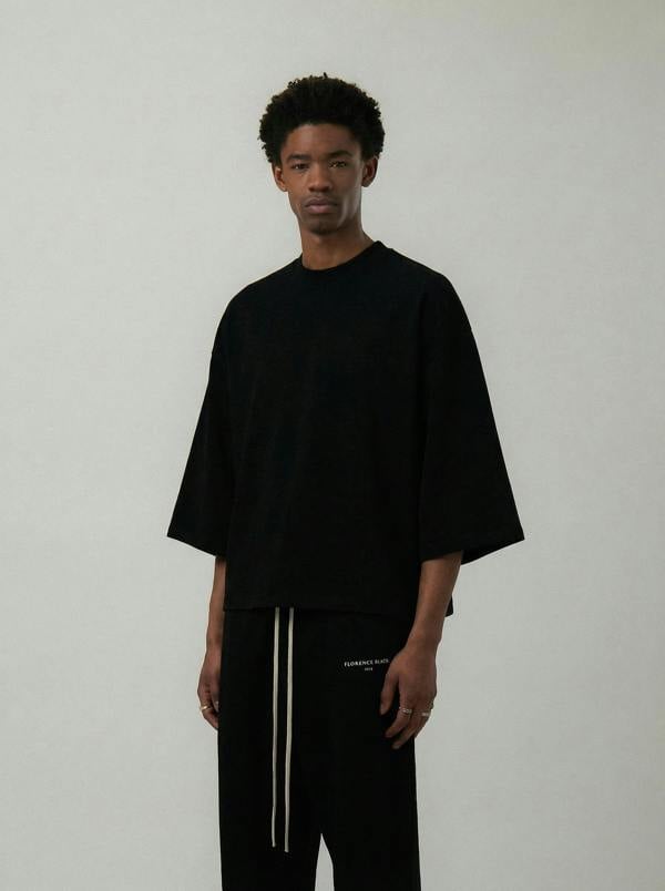 Florence Black Florence Crop Tee V2
