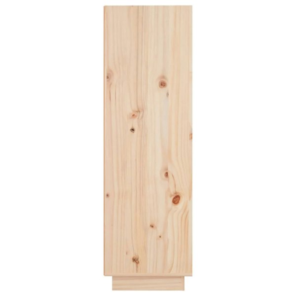 Berkfield Highboard 37x34x110 cm Solid Wood Pine