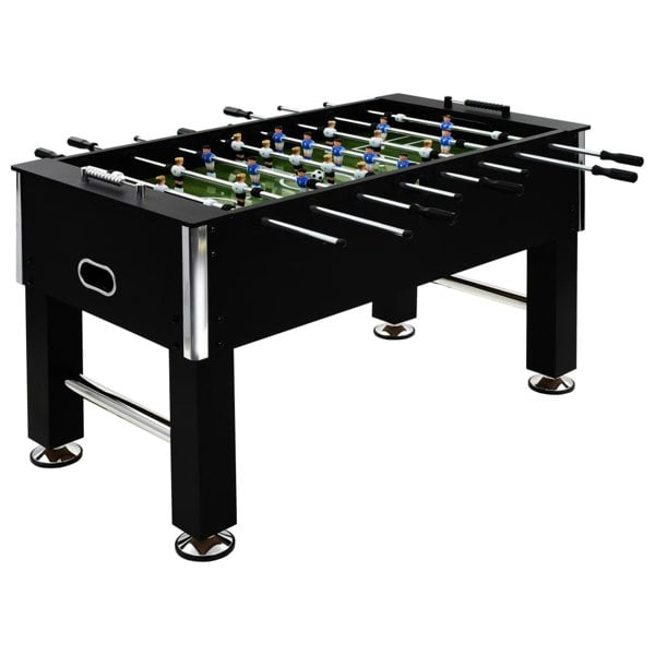 Berkfield Football Table Steel 60 kg 140x74.5x87.5 cm Black