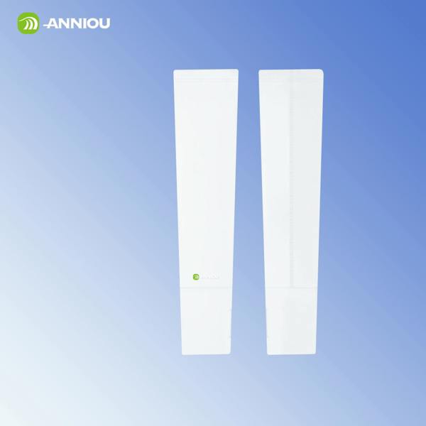 Anniou Kids UV Protection Cooling Arm Sleeves - Thumb-White