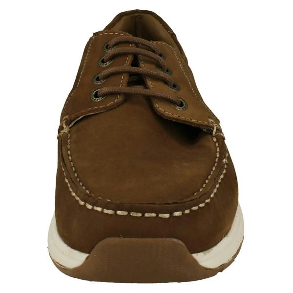 Hush Puppies Mens Hush Puppies Lace Up Boat Shoes Flynn Boat Shoe