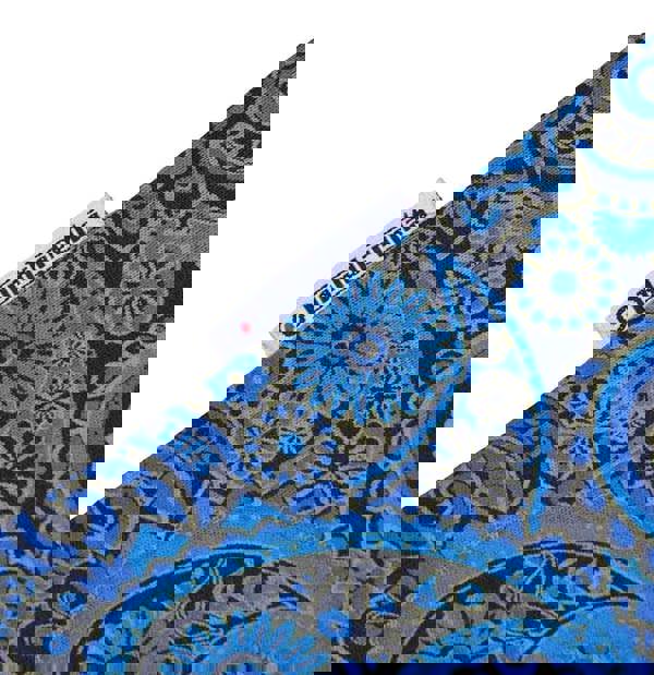 Lambretta Mens Classic Paisley Print Mod Retro Ska Casual Polo