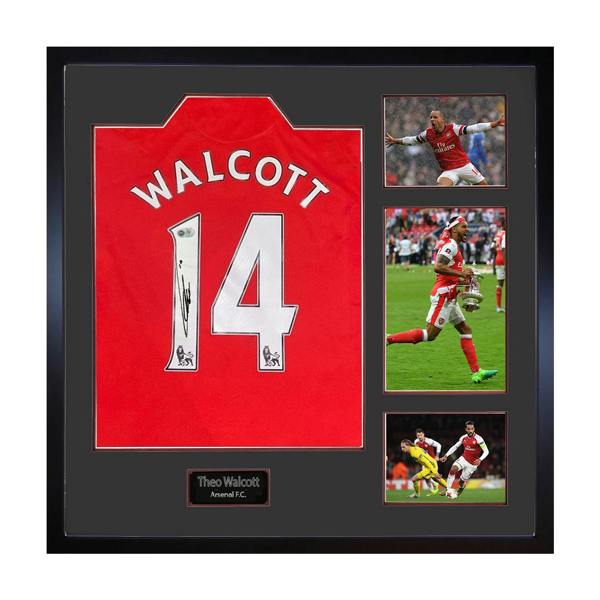 Theo Walcott Signed Arsenal Shirt Elite Frame (ACG Cert)
