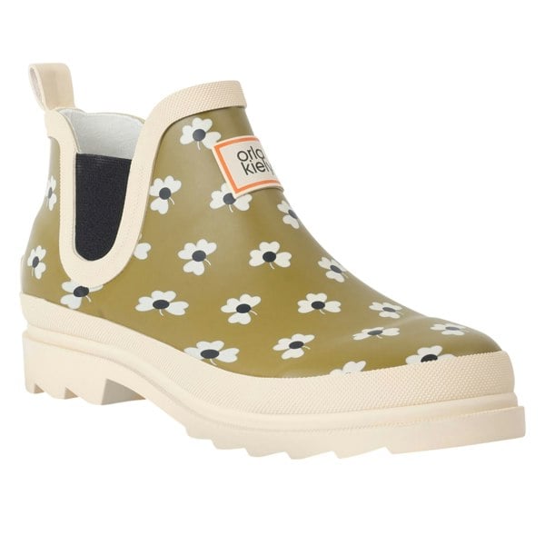 Regatta Women's Orla Kiely Clover Mid Cut Wellington Boots - Olive
