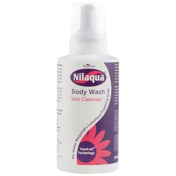 Nilaqua Skin Cleansing Body Foam 500ml – Aerosol Free