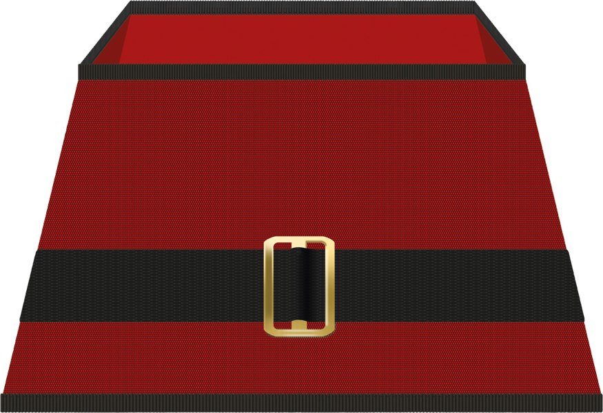 St Helens Santa Belt Design Tree Skirt