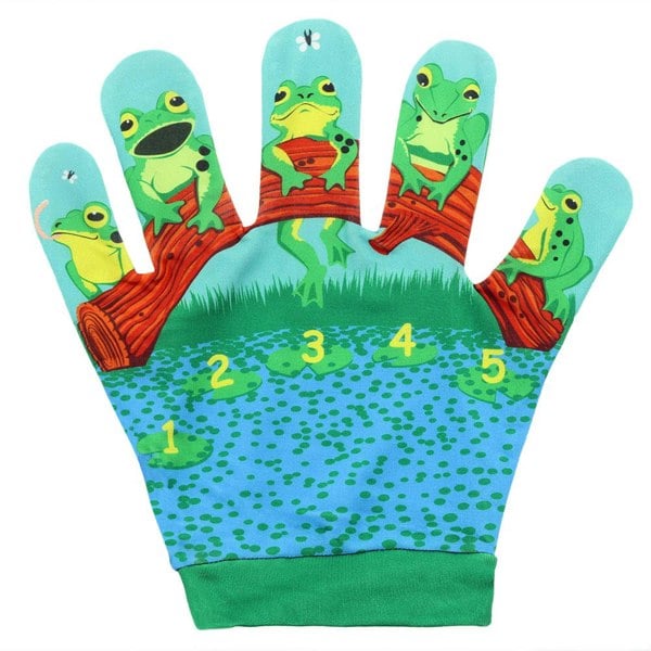 The Puppet Company Five Little Speckled Frogs - Favourite Song Mitts