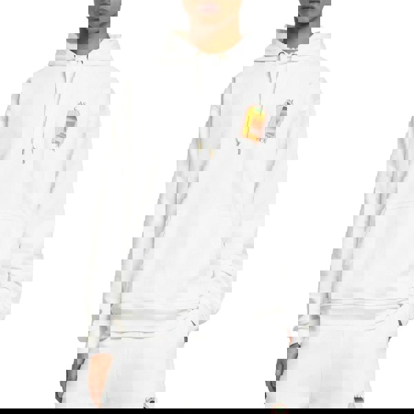 Casablanca Gradient Arch Logo White Hoodie