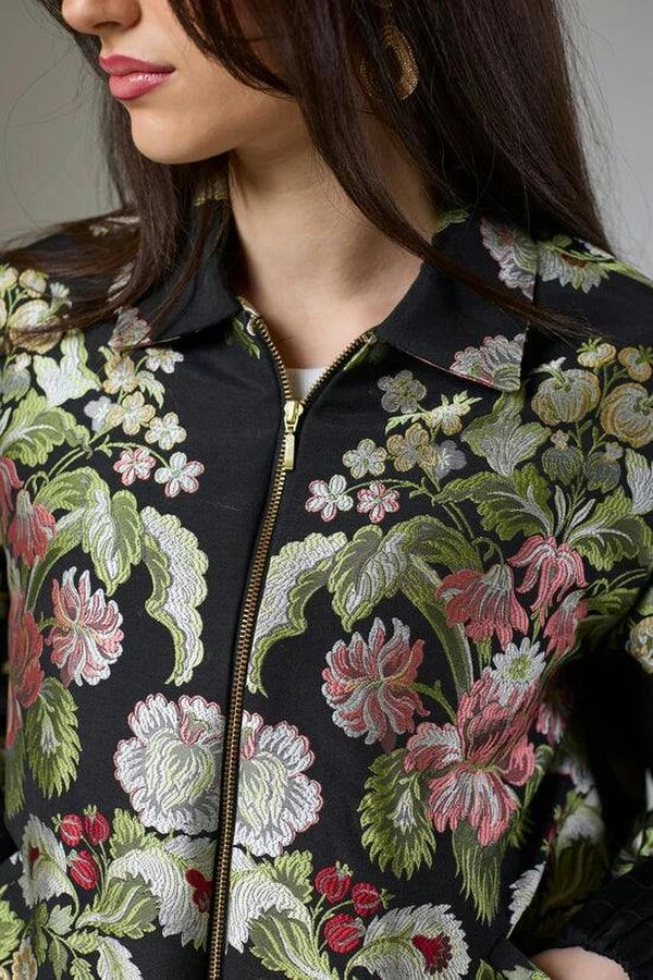 Lioness by TF Floral Heaven  Bomber Jacket