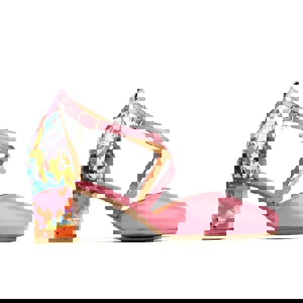 Embassy London Dannii - Summer Colours - Women's pink leather closed toe comfortable 2.4 inch heel