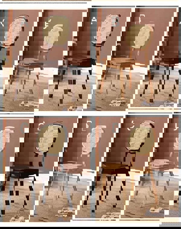 James Rattan Dining Chair, Solid Wood-Rit Concept-Rit Concept