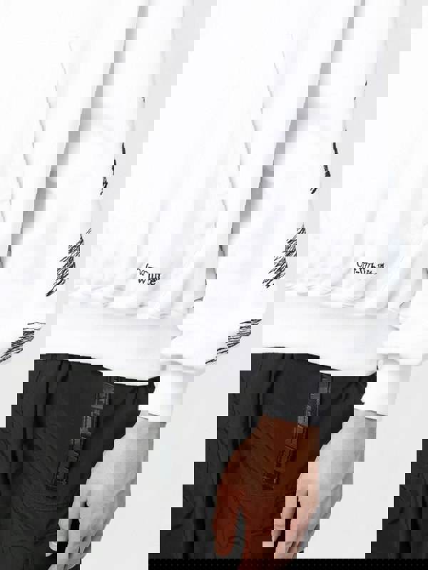 Off-White Diag Scribble Print Hoodie White