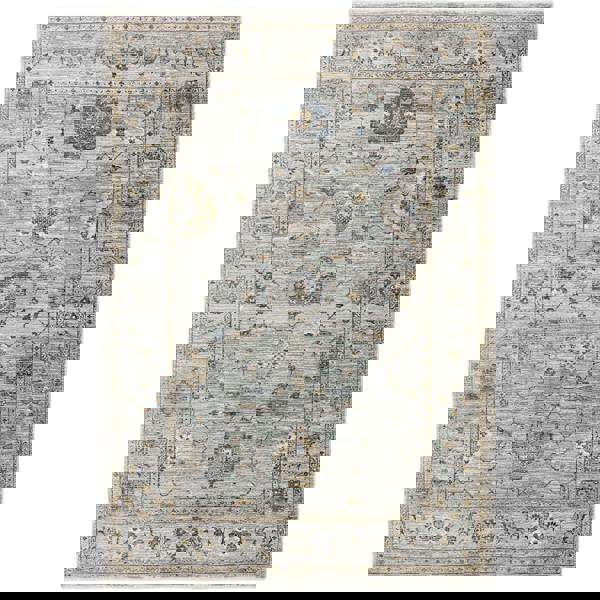 Asiatic Jasper JA01 Traditional Teal Rug