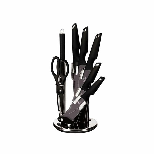 8-Piece Knife Set Berlinger Haus BH-2693 Black Silver Collection