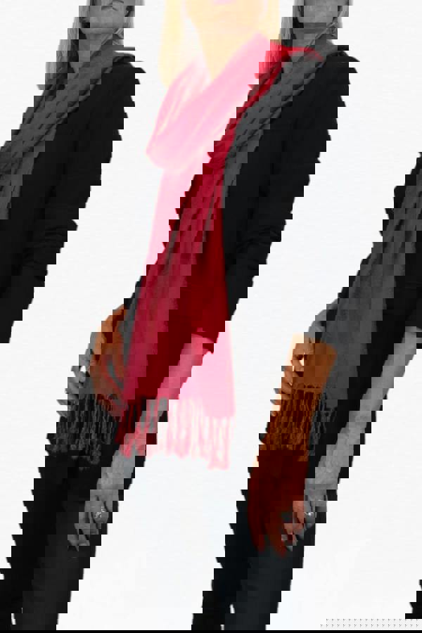 Paulo Due Paisley Jacquard Fine Pashmina Shawl Wrap