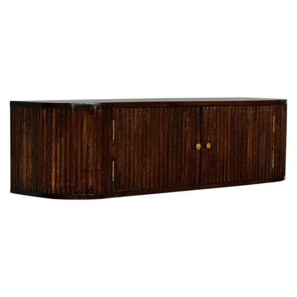 Artisan Furniture Solid Wood Chunky Chestnut Wall Mounted Console