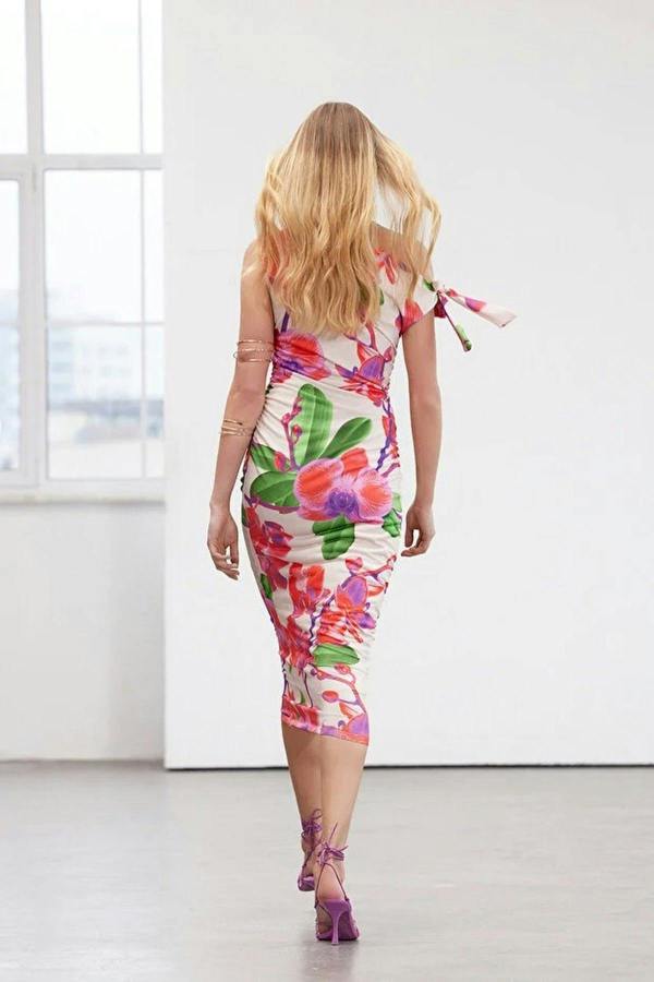 WOVCOR Fitted Maxi Stretch Pencil Knit Dress