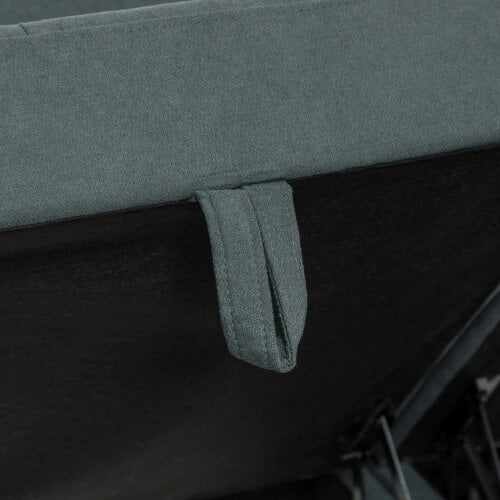 Wyld Haus Vinole Rado Fabric Dark Grey Modular L ShaFauxd Sofa With Built In Storage
