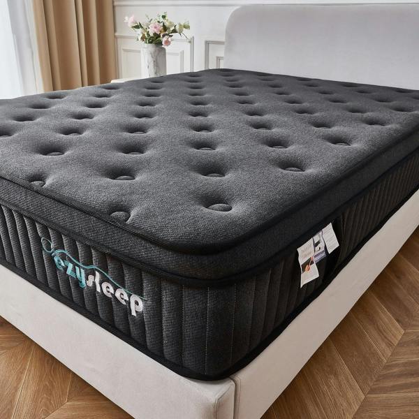 Ezysleep 30cm Onyx Spring Foam Hybrid Mattress - 5 Year Guarantee
