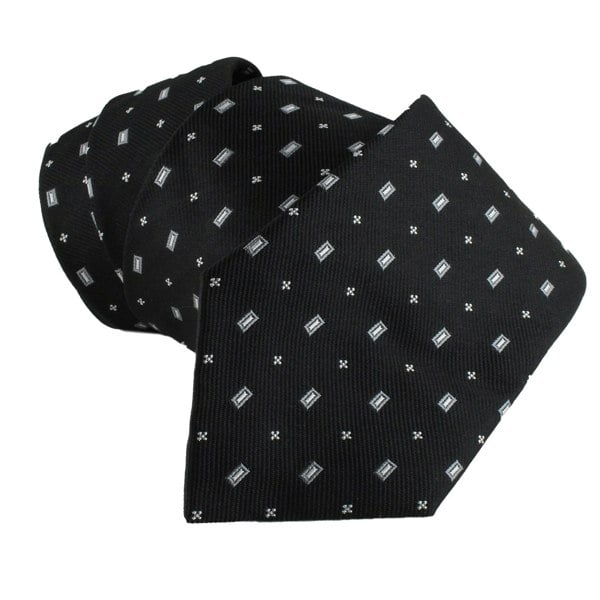 Dunhill luxurious mulberry silk tie in a woven neats pattern