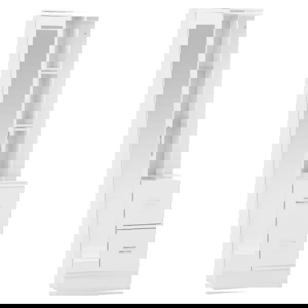 Seconique Nevada Open Shelf Mirrored Wardrobe