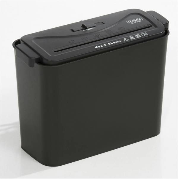 Sohler A4 Paper Electric Shredder Strip Cut Shredding Card Document Bin SL-512SC