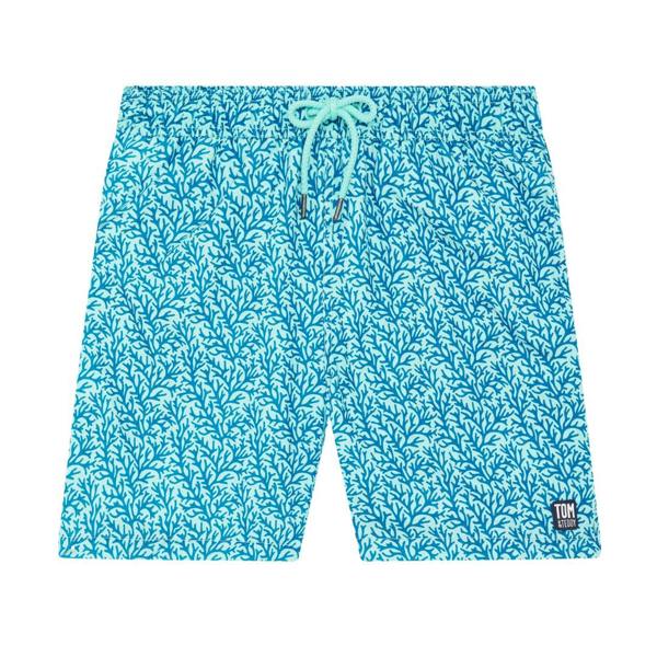 Tom & Teddy Aqua & Blue Coral